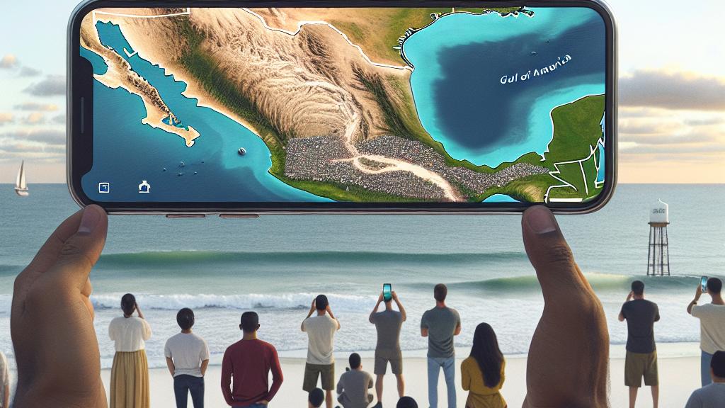 Apple renombra el Golfo de México en su app de Maps