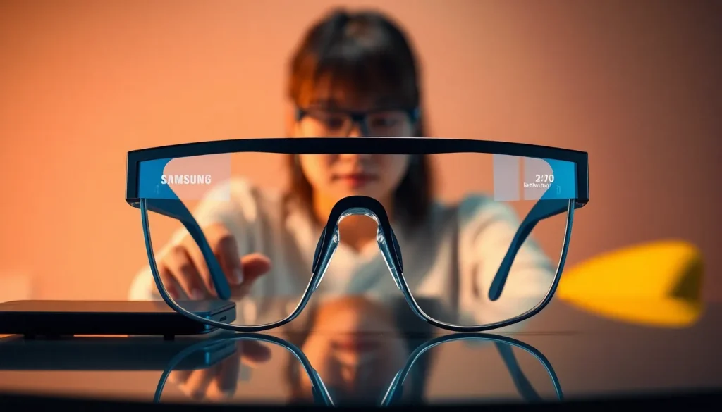 Imagen relacionada con gafas inteligentes Samsung