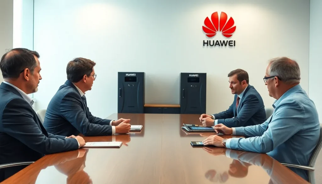 Imagen relacionada con Huawei contrato España