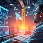 Imagen relacionada con comunicaciones satelitales