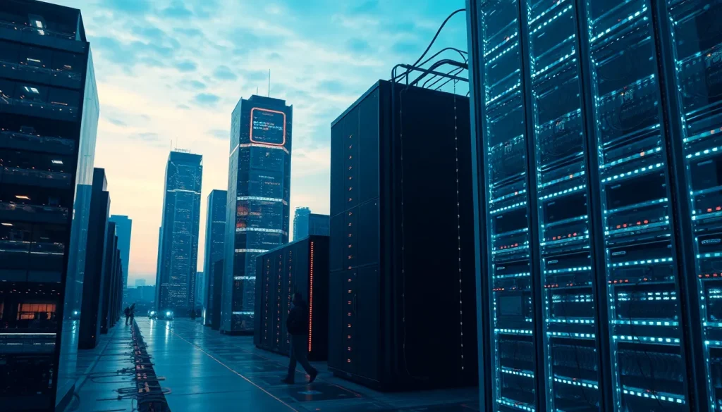 Imagen relacionada con centros de datos en España