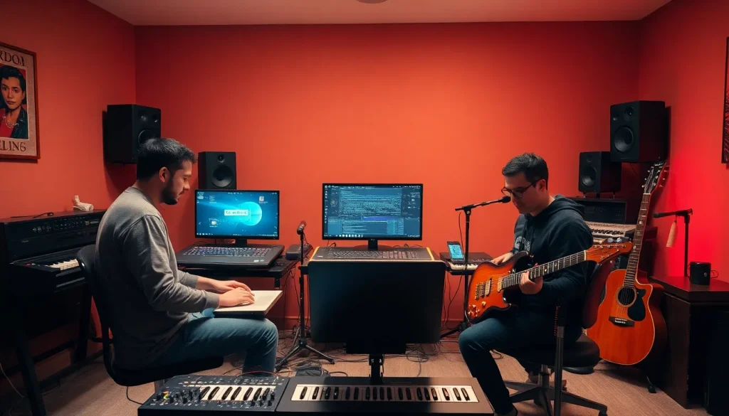 Imagen relacionada con inteligencia artificial en la música