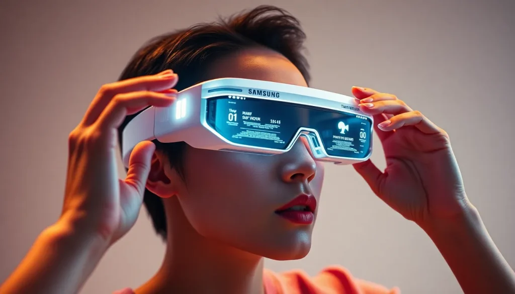 Imagen relacionada con gafas inteligentes Samsung
