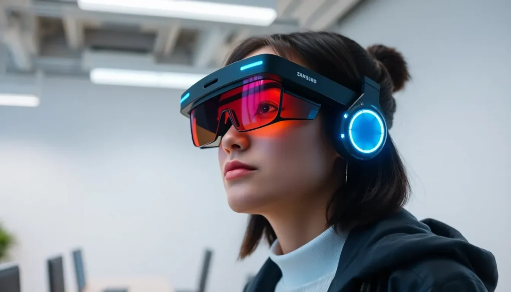 Imagen relacionada con gafas inteligentes Samsung