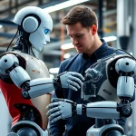 Imagen relacionada con robots colaborativos IA