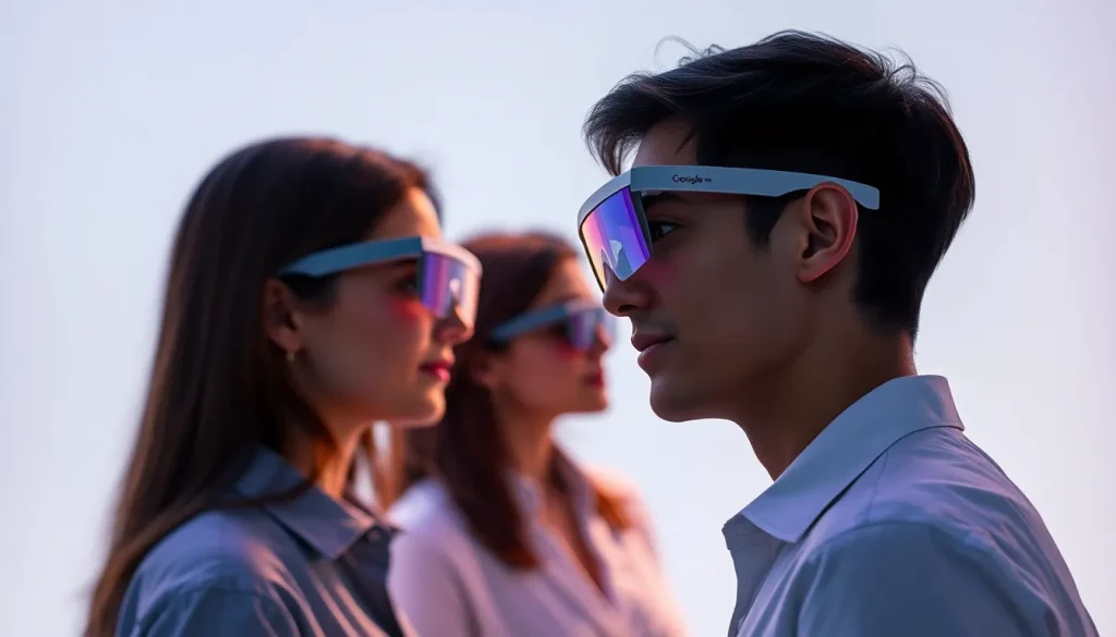 Imagen relacionada con gafas inteligentes Google 2026