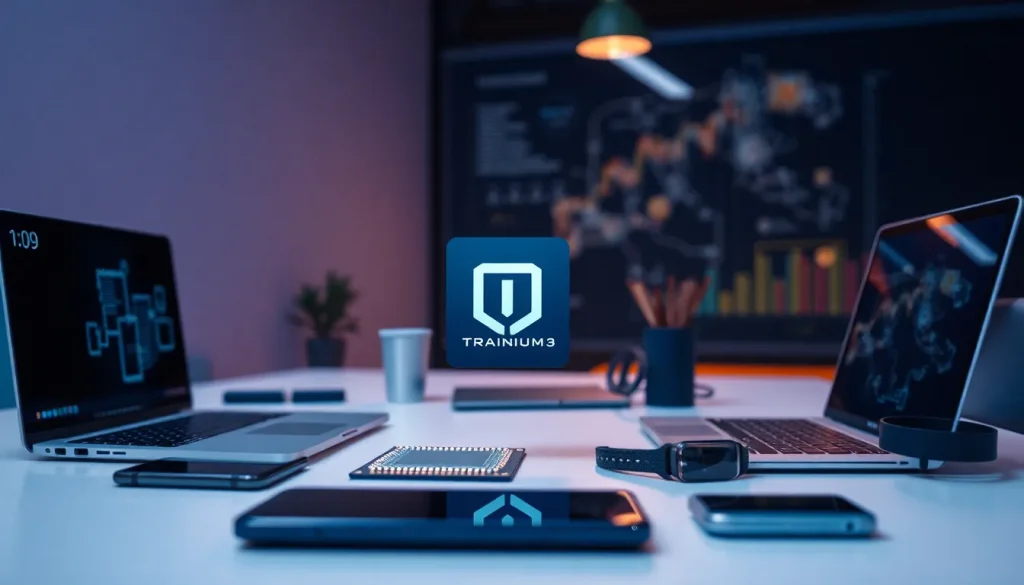 Imagen relacionada con chip de IA Trainium 3