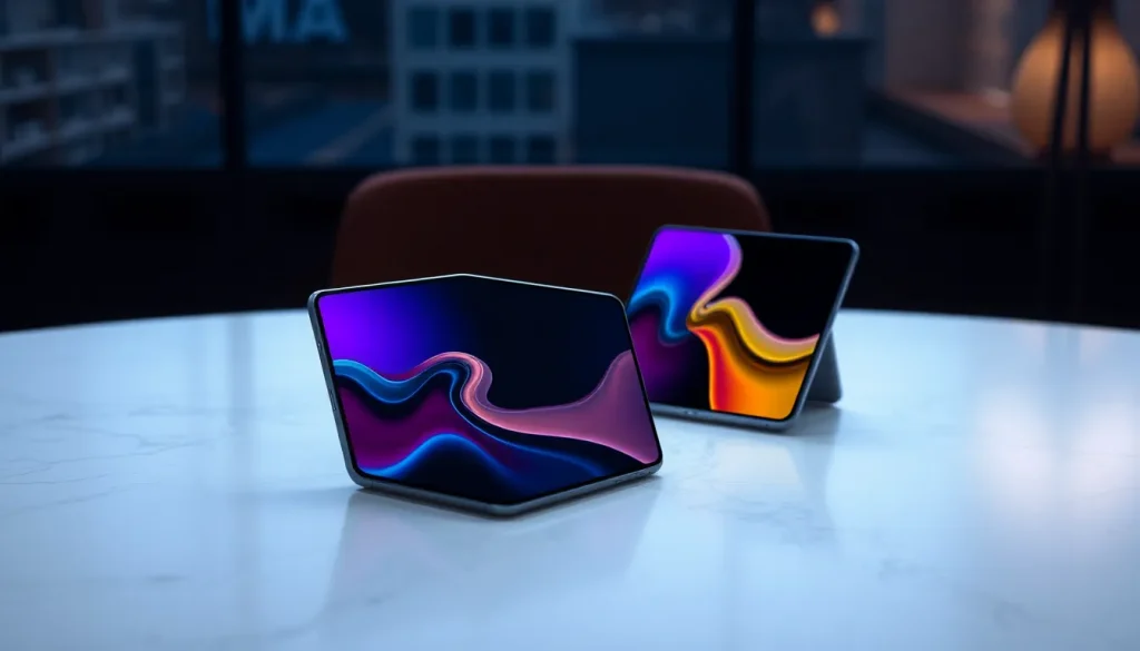 Imagen relacionada con smartphones plegables