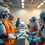 Imagen relacionada con robots inteligentes en el trabajo