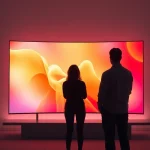 Imagen relacionada con televisores 8K AI Samsung iluminación visión Pro AR VR demanda Apple