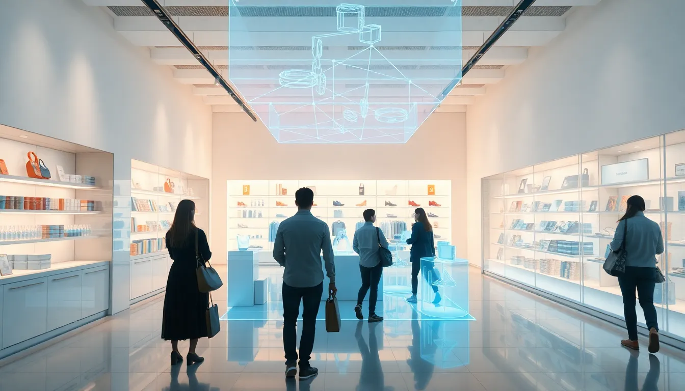 Imagen relacionada con realidad aumentada metaverso retail 3D