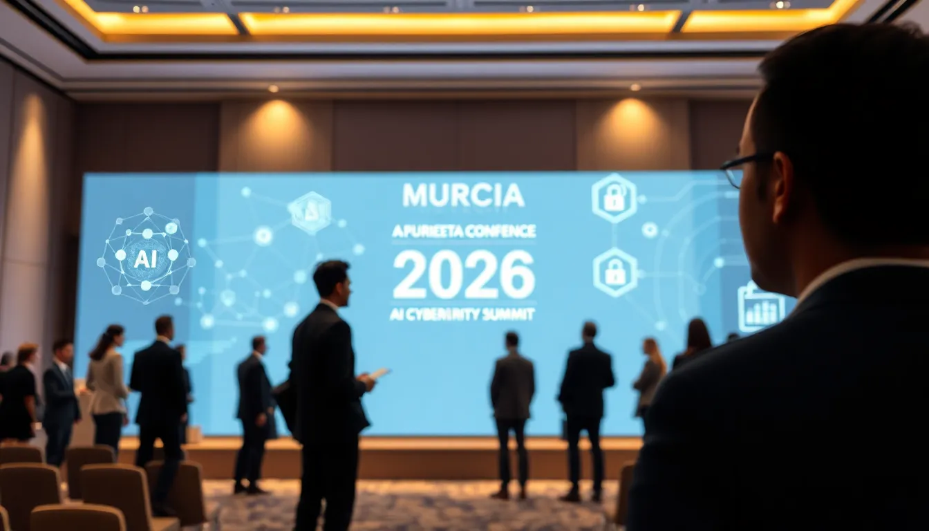 Imagen relacionada con Cumbre de Inteligencia Artificial y Ciberseguridad Murcia 2026