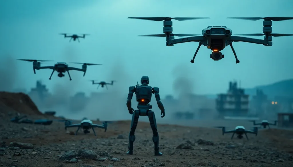 Imagen relacionada con robots militares Ucrania