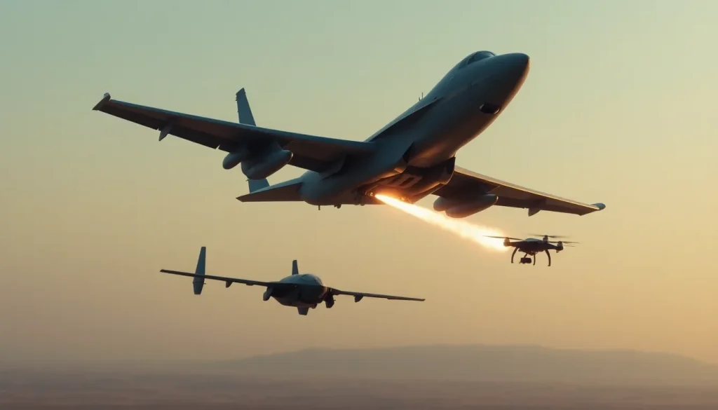 Imagen relacionada con cañones láser drones