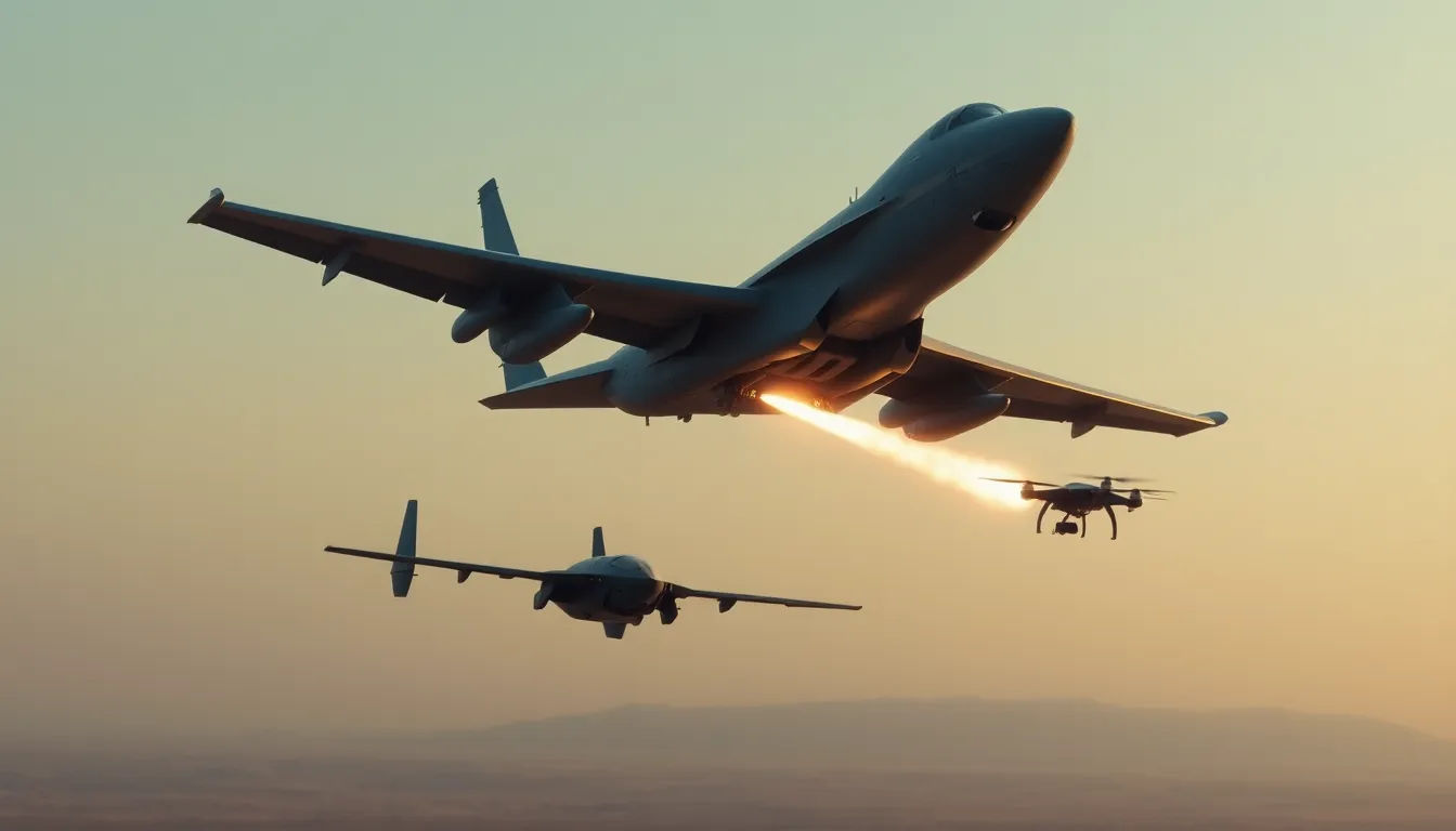 Imagen relacionada con cañones láser drones