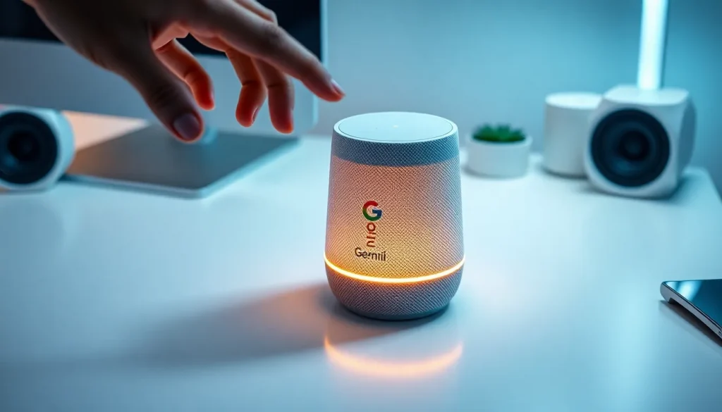 Imagen relacionada con Google altavoz inteligente Gemini