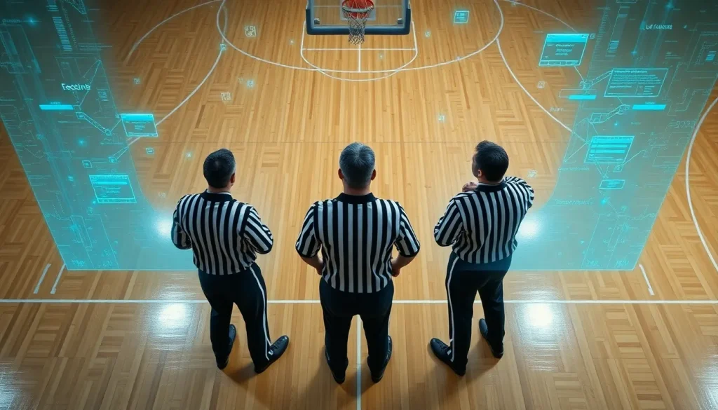 Imagen relacionada con NBA inteligencia artificial arbitraje