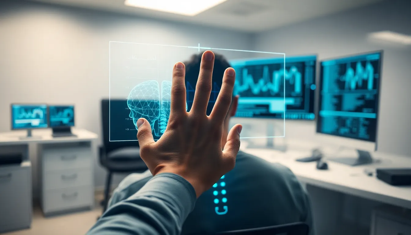 Imagen relacionada con Implante cerebral inteligencia artificial parálisis