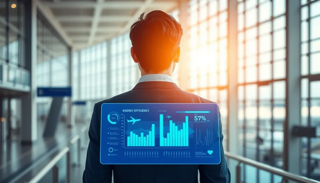 Imagen relacionada con IA eficiencia energética aeropuertos